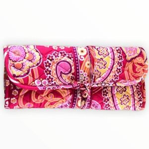 Vera Bradley Brush Roll Raspberry Fizz